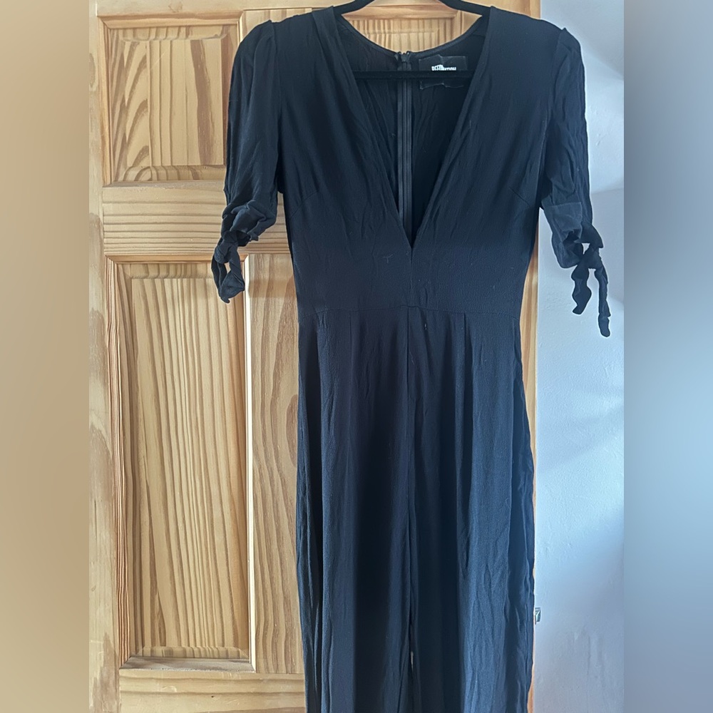 Reformation jumpsuit black